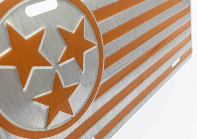 Orange License Plate 2 - TriStar Hats Co.
