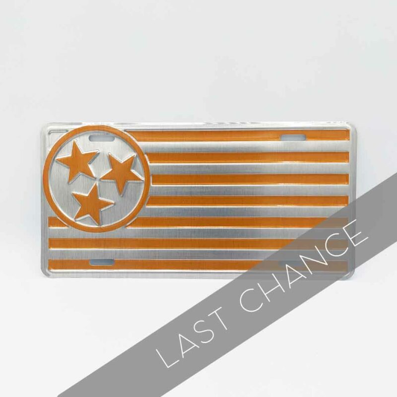 Orange License Plate LC - TriStar Hats Co.