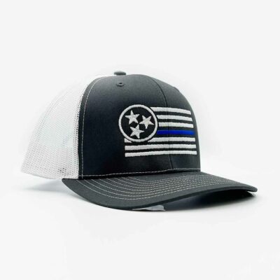 Thin Blue Line Trucker Hat - TriStar Hats Co.