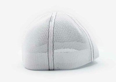 White Flexfit Back 2 - TriStar Hats Co.