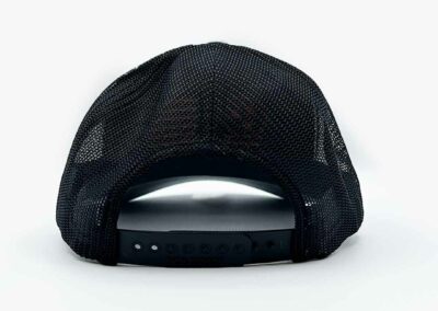 Trucker Hat Back Black 2 - TriStar Hats Co.