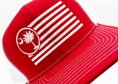 Scarlet Trucker Hat 2 - TriStar Hats Co.