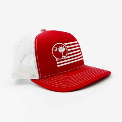 Scarlet Trucker Hat - TriStar Hats Co.